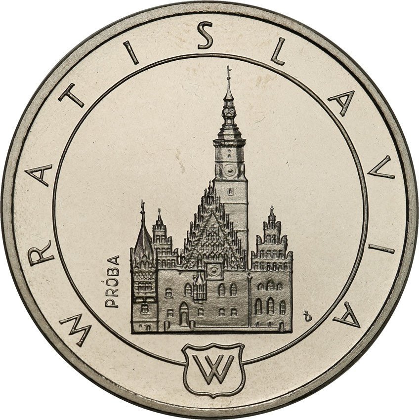 PRL. PRÓBA Nikiel 1000 złotych 1987 Wratislavia